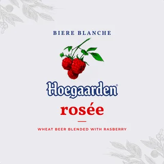 Official logo of Hoegaarden Rosée beer