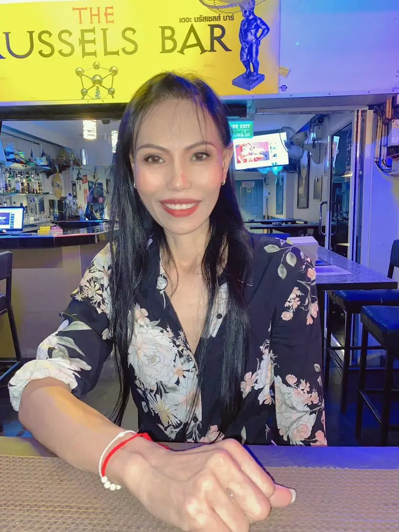 Thai manager before starting work.